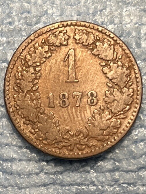 Austria - 1 Kreuzer 1878 - Pd