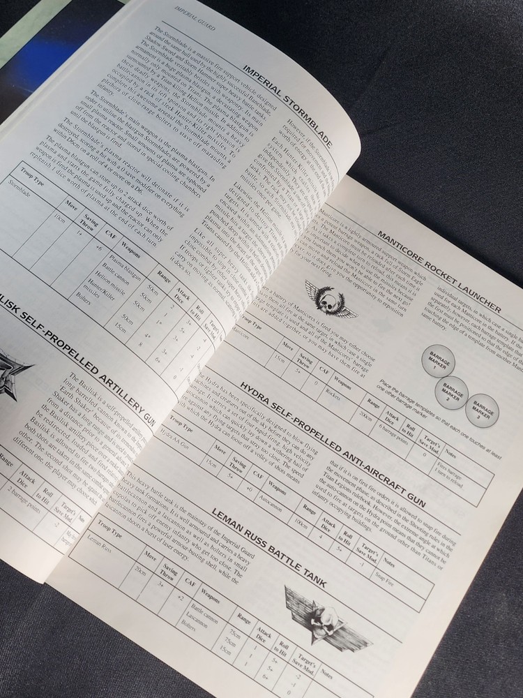 GW EPIC 1994 Titan Legions Codex Titanicus Oldhammer