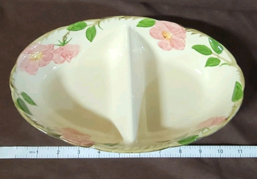 Franciscan Desert Rose Divided Serving Dish 11"