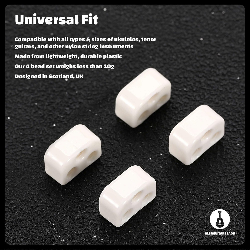 in White gloss for Ukulele, for Nylon Ukulele Strings