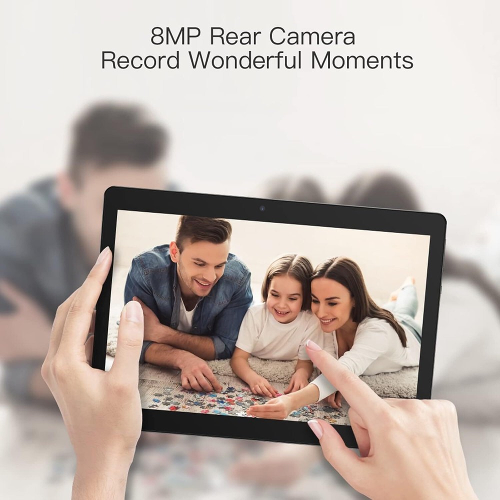 Dragon Touch Android Tablet 10 inch WiFi Tablet Quad Core Processor Dual Camera