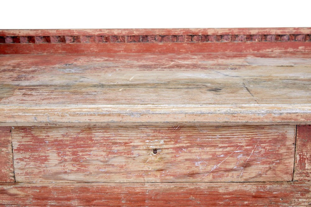 EARLY 19TH CENTURY RUSTIC SWEDISH PAINTED SIDEBOARD