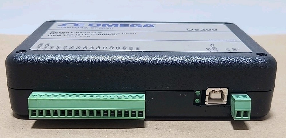 *NEW* Omega D8200 7-Ch Current Input Modbus RTU Protocol USB Interface +Warranty