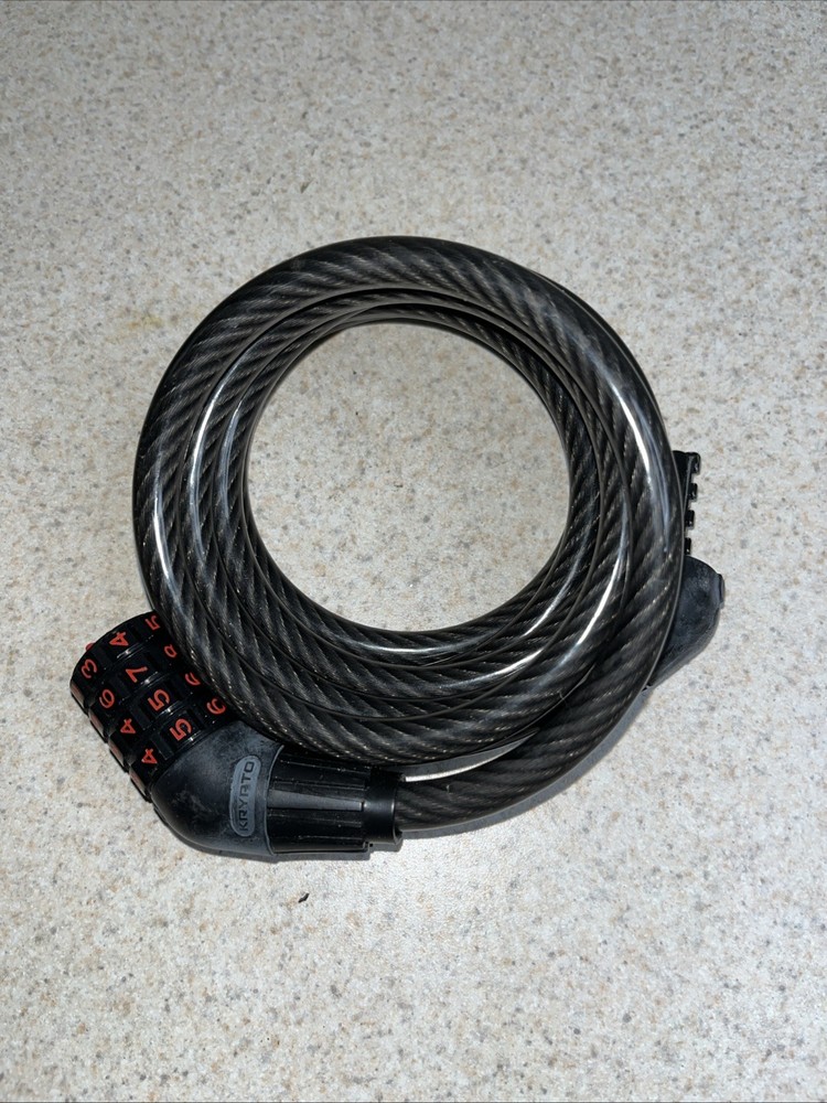 Krypto Bicycle Lock - Self Coiling - Combination Lock