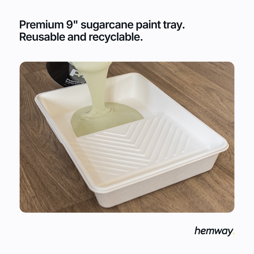 Hemway Roller Tray 9” Biodegradable Reusable Eco-friendly Sugarcane