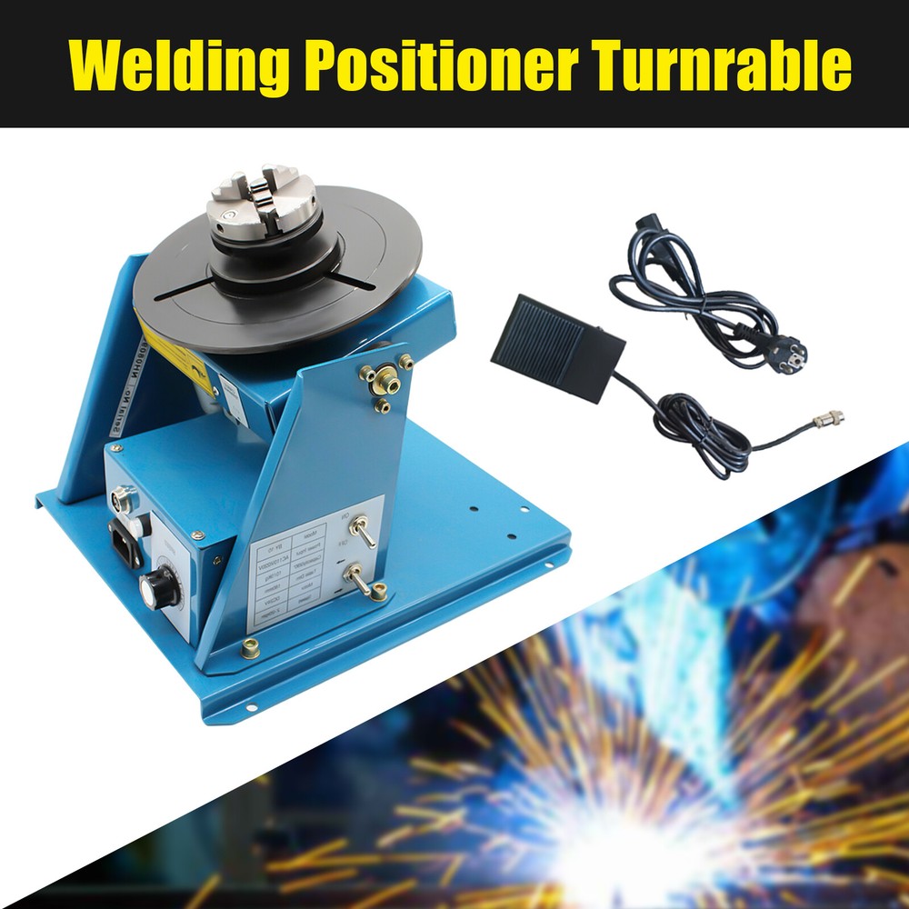 Rotary Welding Positioner Table with Adjustable Speed and Tilting Angle