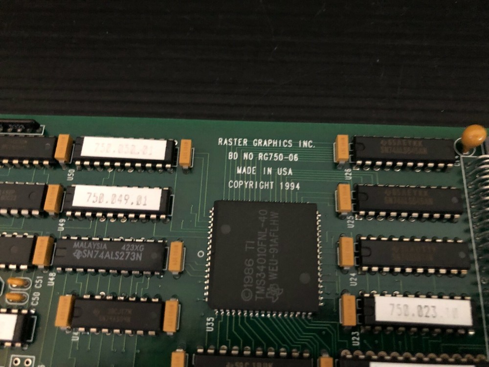 RGI Raster Graphics INC RG-750-06 VGA Controller