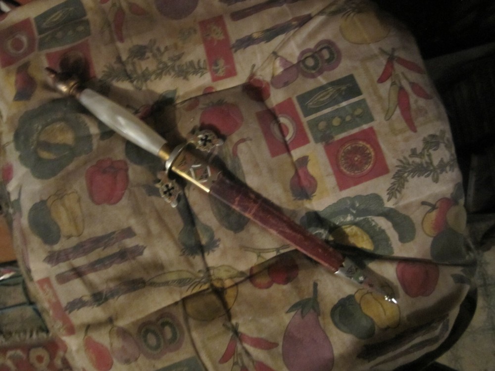 TOLEDO SPANISH MAIN TEMPLAR DAGGER LETTER OPENER