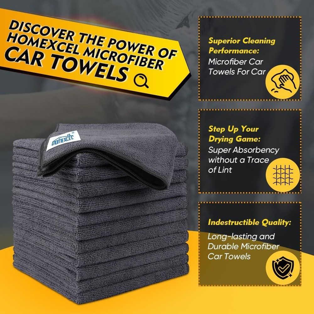 S & T 968601 Microfiber Cleaning Cloth 50 Pieces - Multicolor