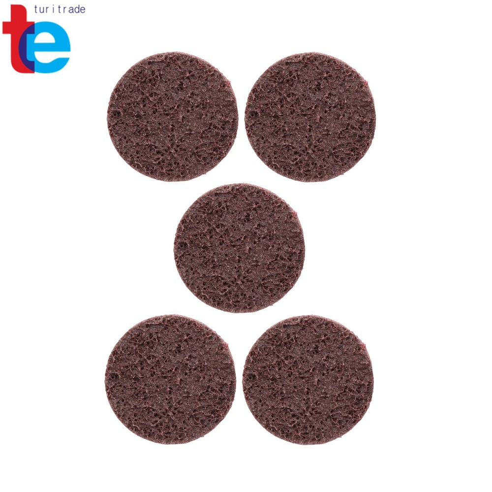 25 Pcs Quick Change Surface Conditioning Disc 2 Inch Red (Medium) Prep Pad