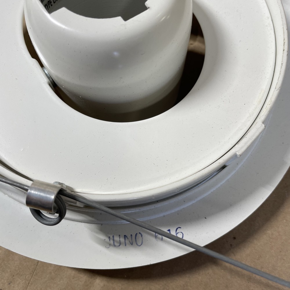 Juno Lighting 616-WH 6IN TRIM