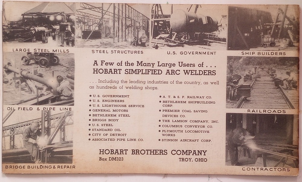 1925-29 Hobart Welding Brochures