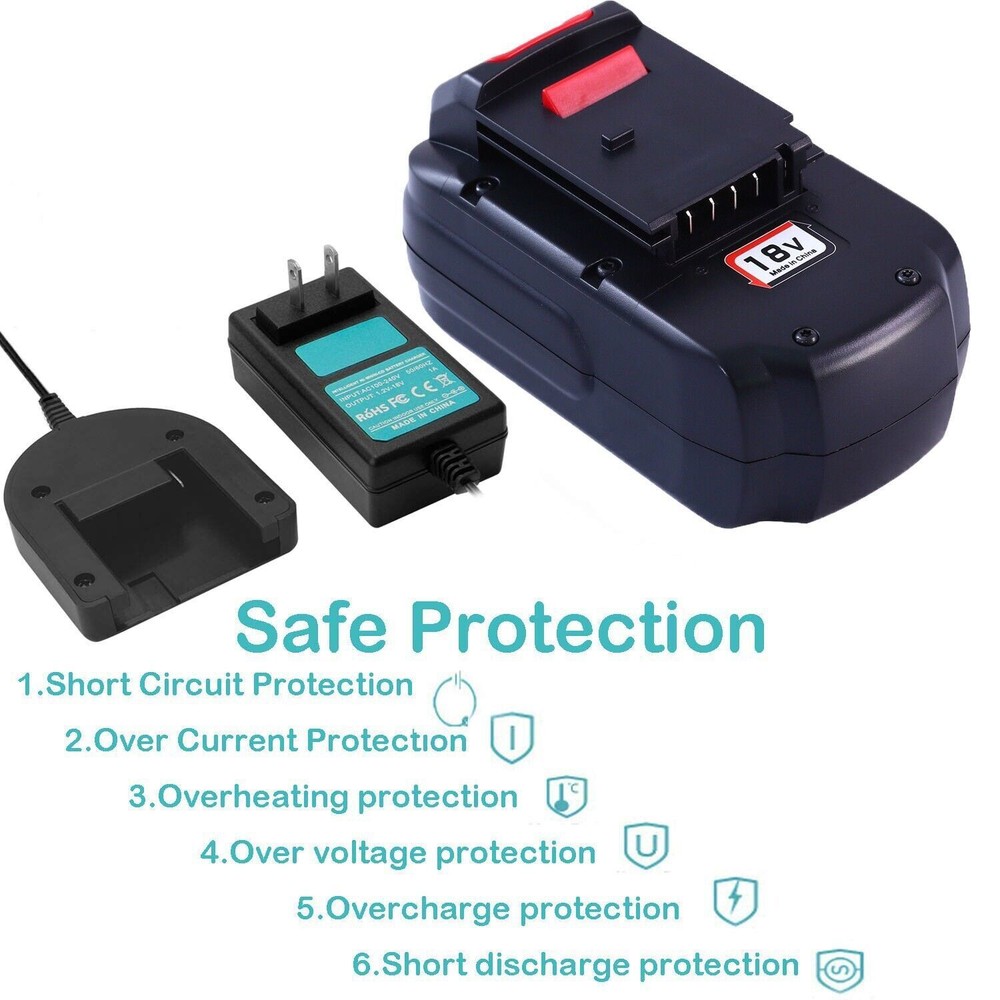 18V 18-Volt 4800mAh Battery Replace For Porter Cable PC18B Cordless Tools PC188