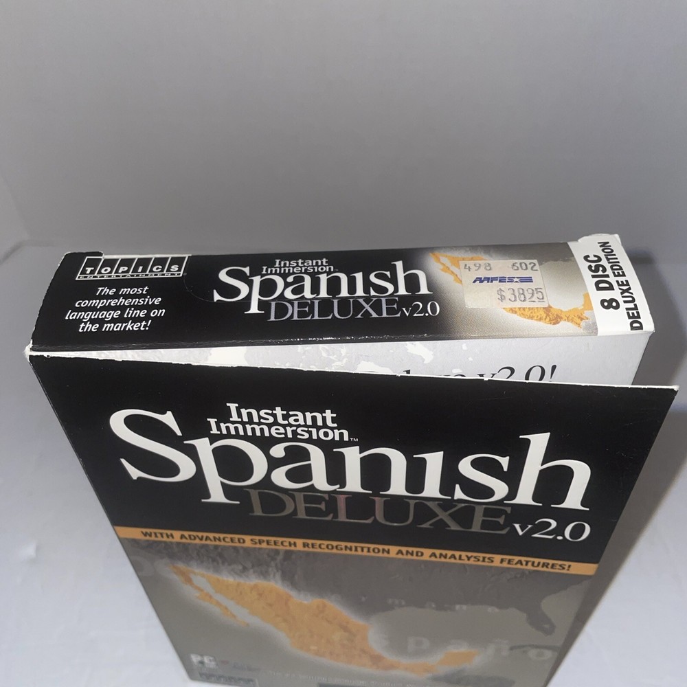 Topics Entertainment Instant Immersion Spanish Deluxe 2 - Full Version - 8 Discs