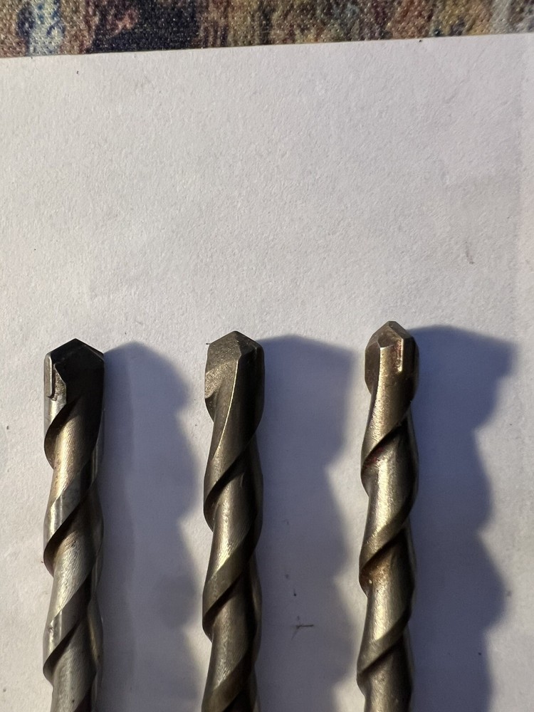 3 - SDS Plus Masonry Drill Bits 1/4”X 4”