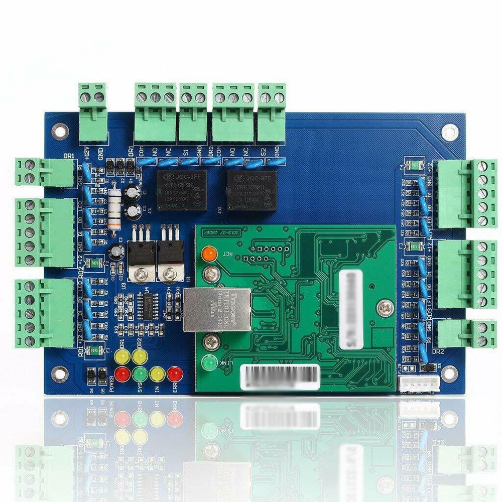 2 Door 4 Reader TCP/IP Professional Board Panel Access Control Metal Box + Power