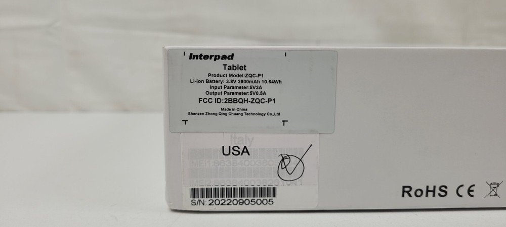 Kantar Interpad PM7-01-102 Peoplemeter 7 Tablet Virtual Meter