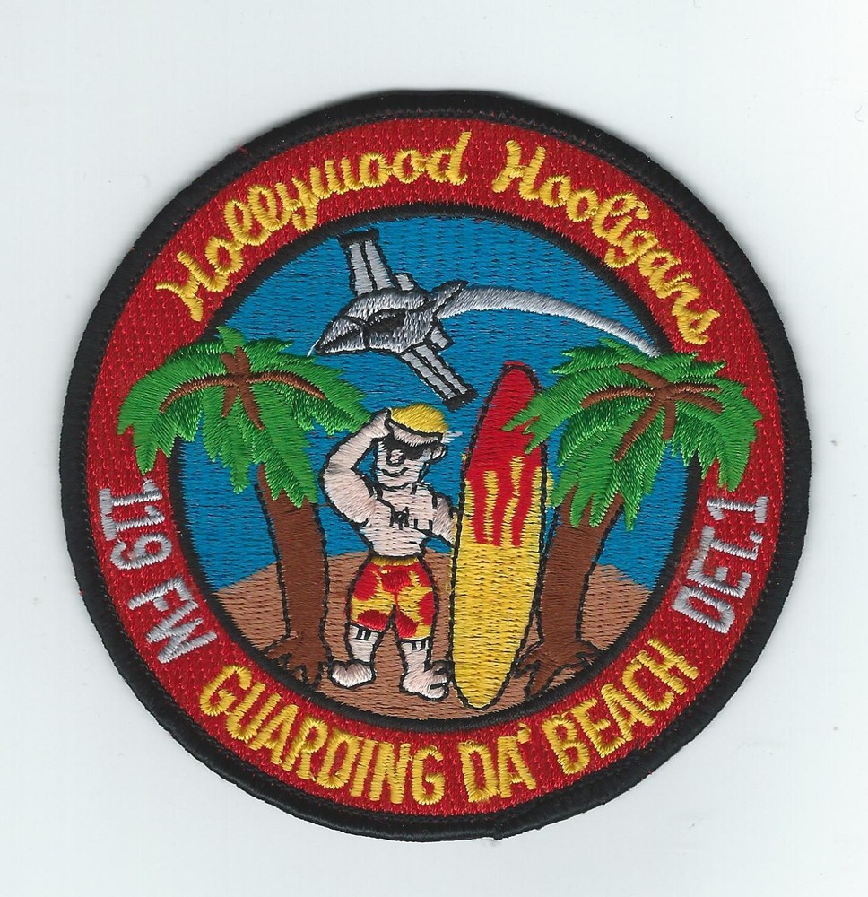 119th FIGHTER WING DET 1 "HOLLYWOOD HOOLIGANS" patch