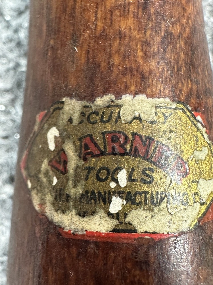 Vintage Accuracy Warner Tools Manufacturing Sewing Pattern Marker Wood Handle