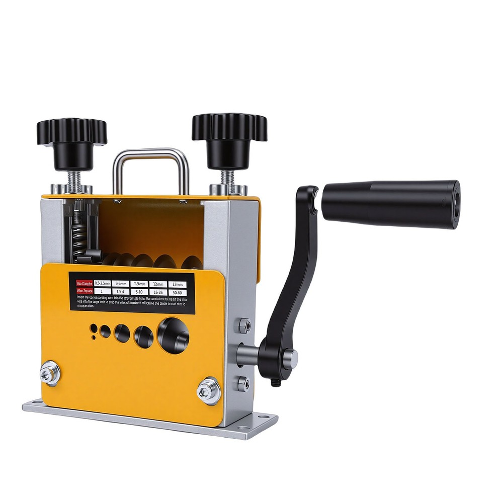Manual Wire Stripping Machine Drill Powered 6 Channels Portable Cable Stripp NEW