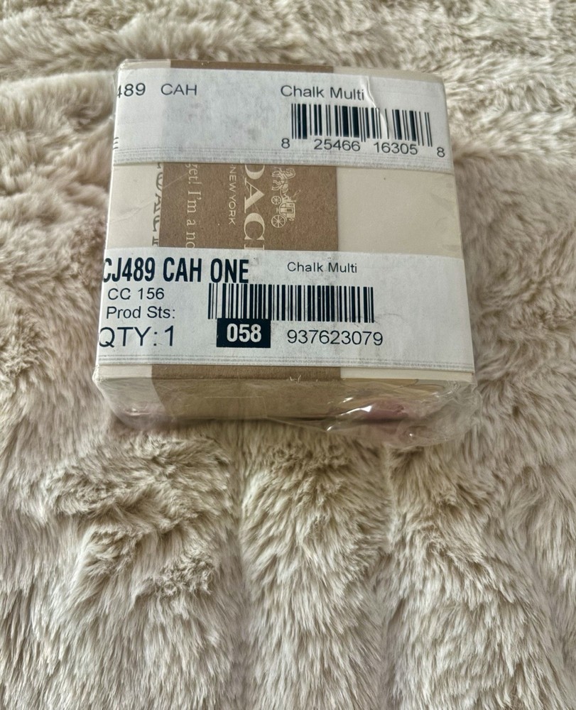 NEW Coach Chalk Multi Floral Print 288 Sheet Note Cube