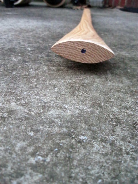 Hickory Off Set Broad Axe Handle 36" long. Made in USA