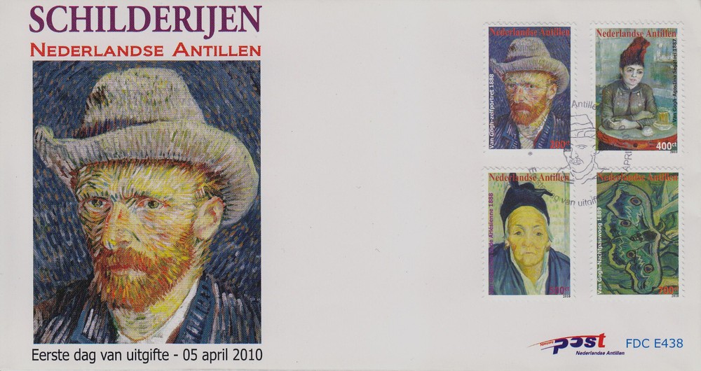 Netherlands - Dutch Antilles FDC Issue 2010 (438) Painter van Gogh