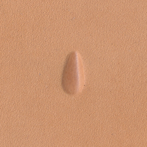 Pear Shader Smooth P208 Leather Stamp
