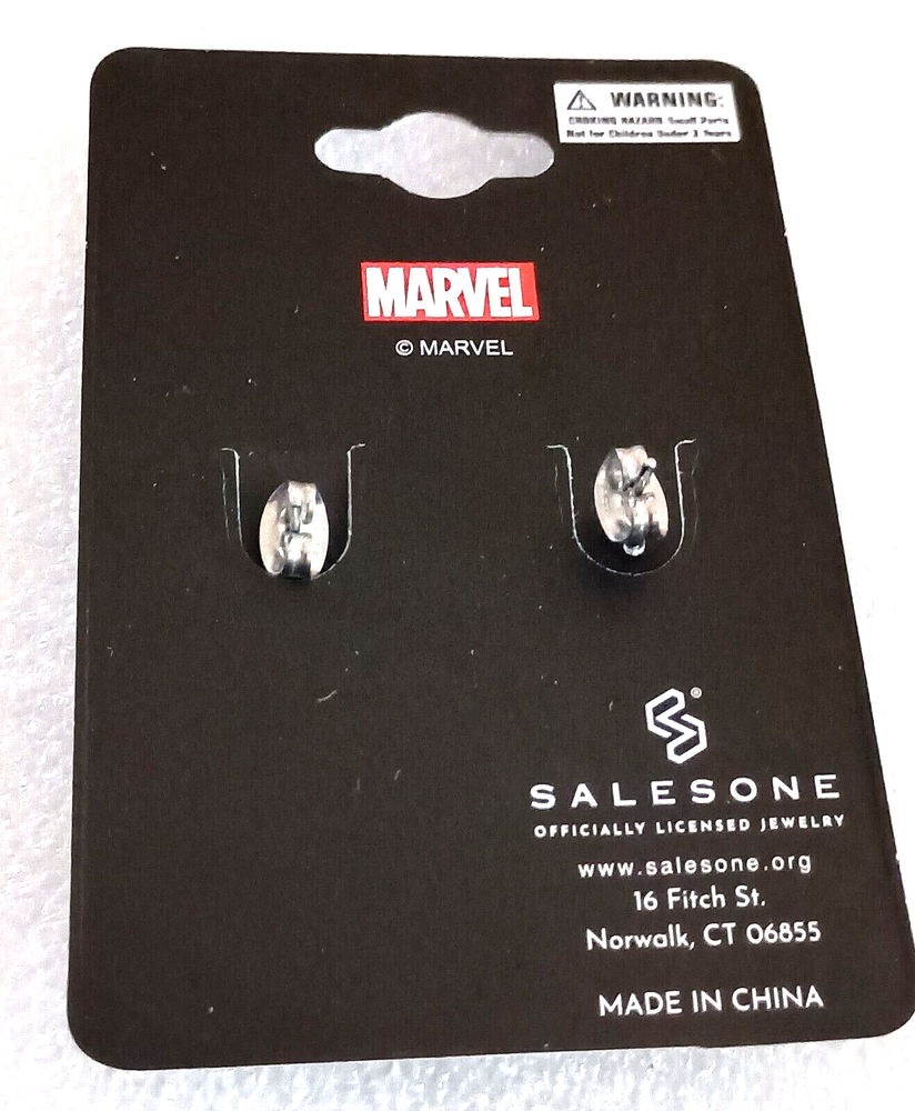 Marvel What If..? Captain Britain? Stud Earrings New NOS MOC