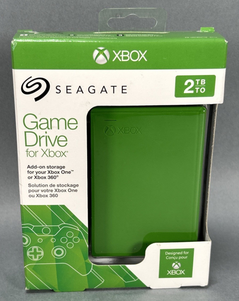 Seagate Game Drive 2TB External Hard Drive SEALED - Green (STEA2000403)