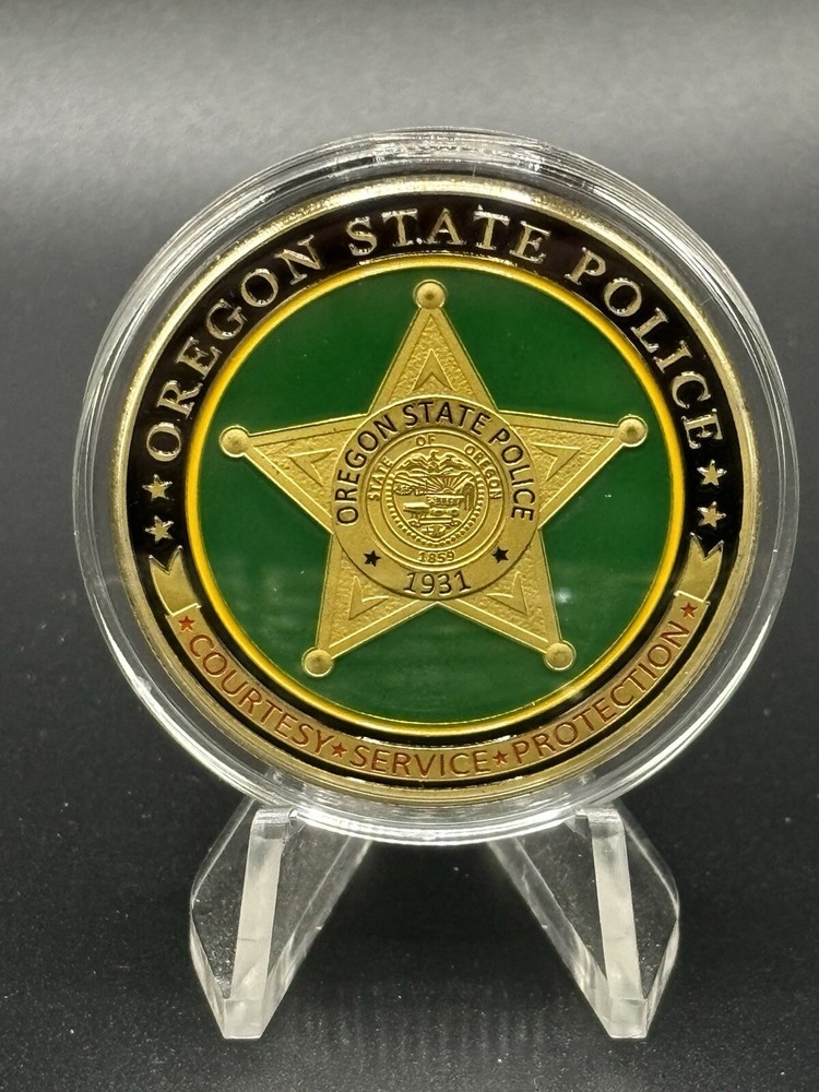 Oregon State Police St. Michael Challenge Coin V1