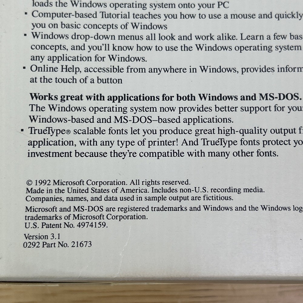 Microsoft Windows 3.1 Operating System Vintage PC Software Complete 6 Disk Set