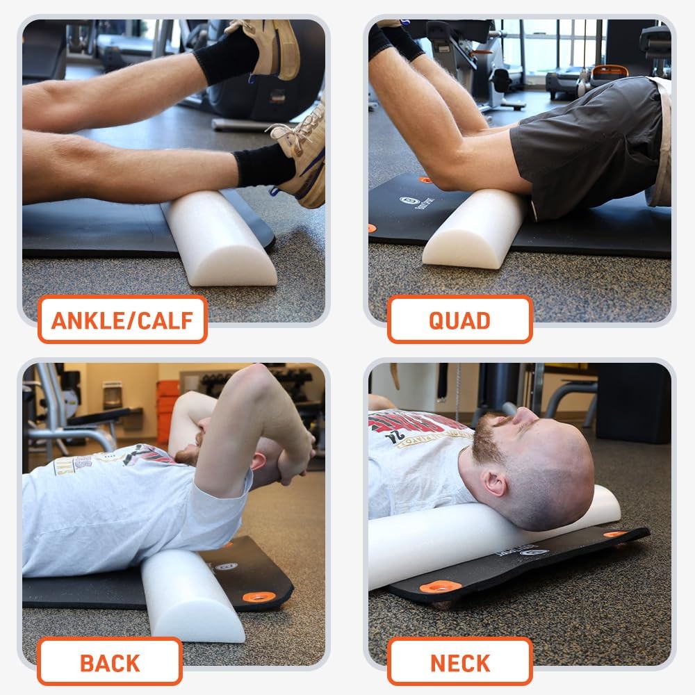 Half Foam Rollers, 6 x 36-Inch