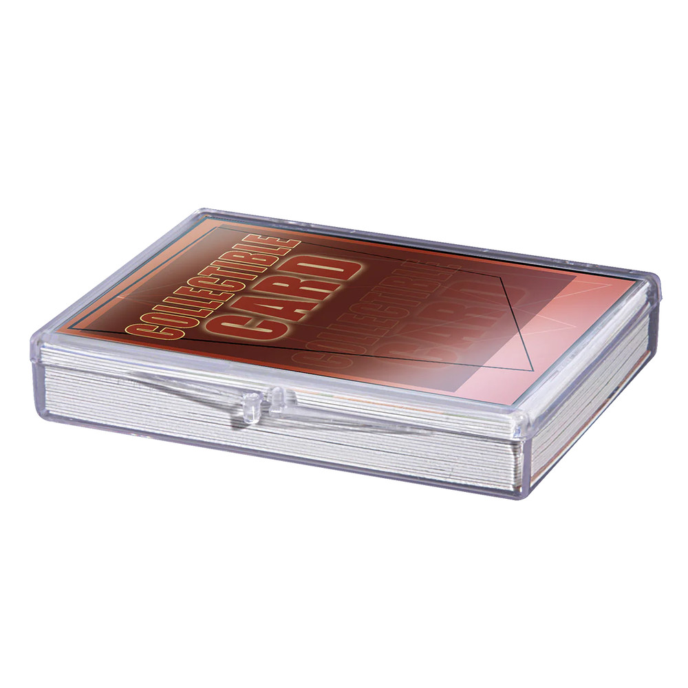 Ultra PRO 25Card Storage Organizer Case Clear Hinged Storage Organizer Protector