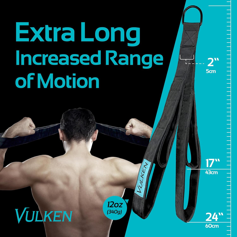 Tricep Rope Cable Attachment. Two Size in One Extra Long Pull down Rope. Triceps
