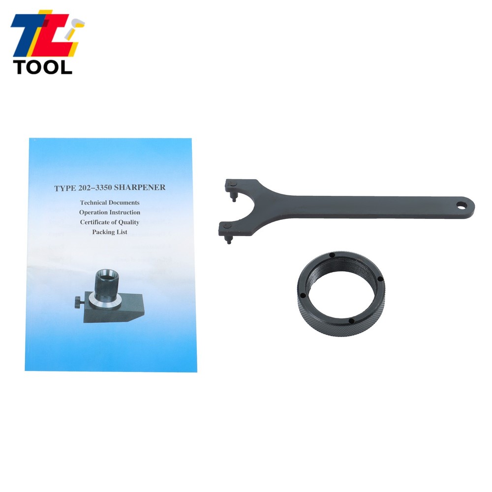 Efficient End Mill Sharpener With 5C Collet & Angle Grind Fixture