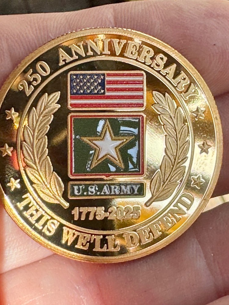 Army 250th anniversary Challenge Coin