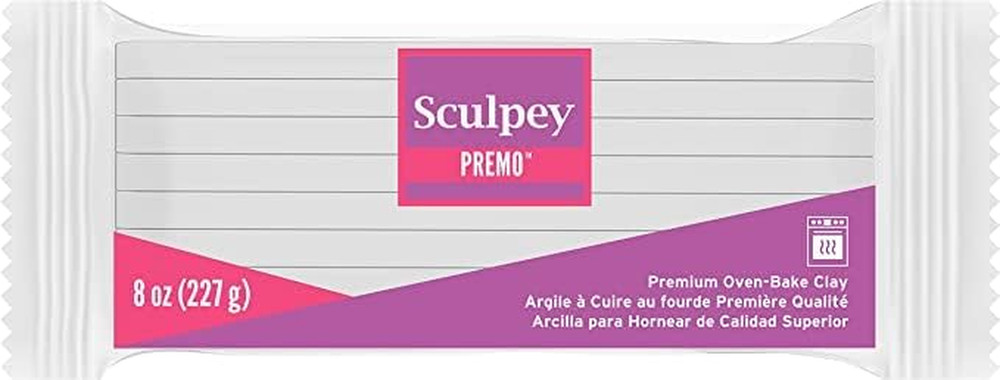 Premo  Polymer Clay 8Oz 3/Pkg-White