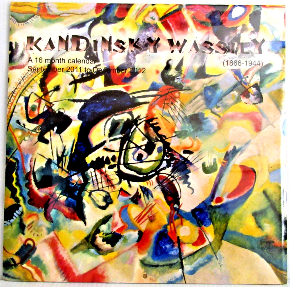 "2012 KANDINSKY CALENDAR"  ~  ** MODERN / ABSTRACT / EXPRESSIONISM **#76  RARE!!
