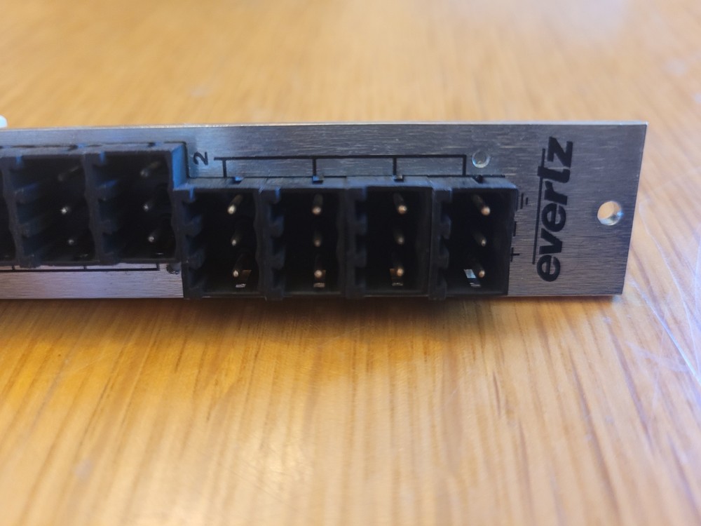 Evertz 7700ADA-AUD Balanced Analog Audio Distribution Amplifier + 3RU backplane