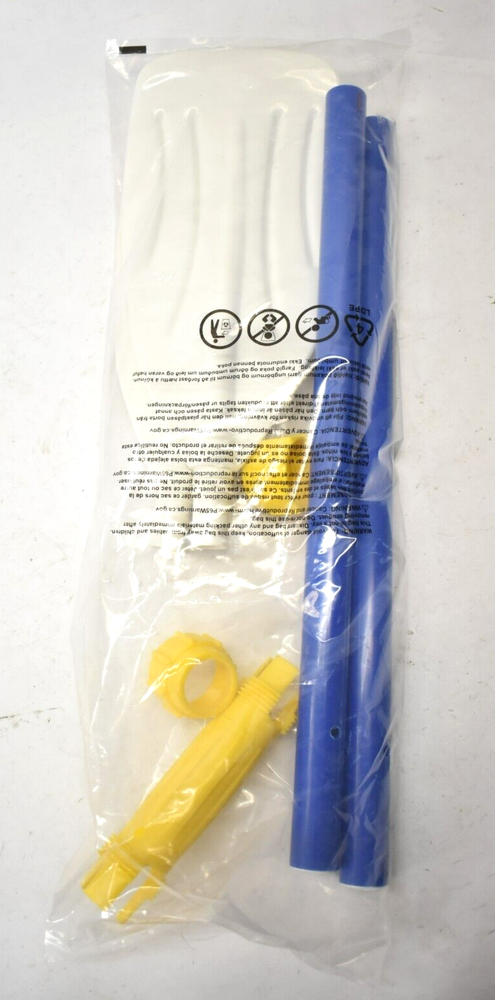 Plastic Paddle Replacements Blue/White/Yellow Rowing Water Tool Adjustable