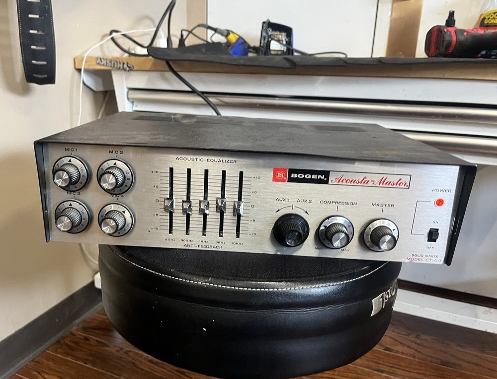 Bogen Acousta Master PA amplifier  CT 60