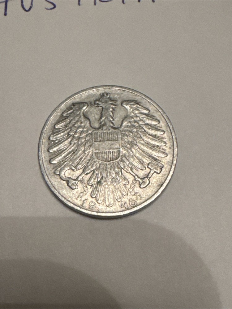 AUSTRIA COIN SCHILLING 1946 1 Schilling