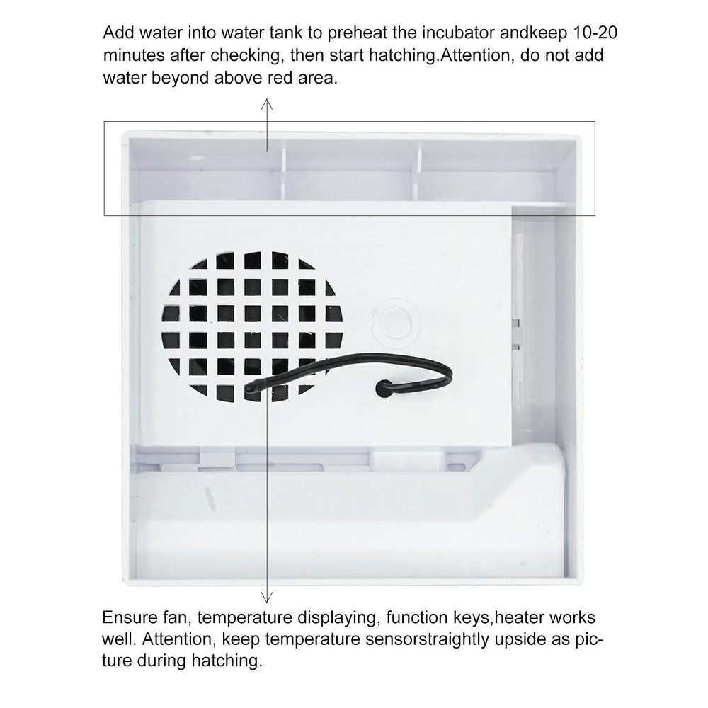 4 Egg Incubator, Incubators for Hatching Eggs, Mini House with Automatic...