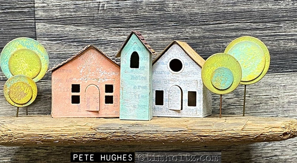 Sizzix Thinlits Paper Village 16PC set #664741 Retail $22.99 by Tim Holtz