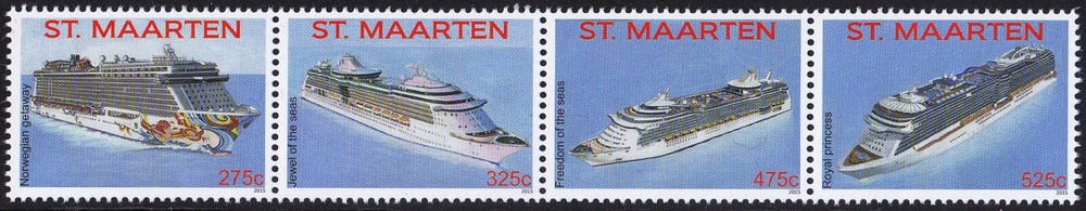 Sint Maarten Issue 2015 (276-279) Ship