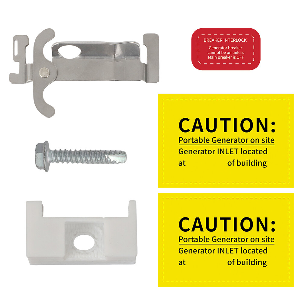 Generator Interlock Kit For Square D 100 QO 100 Amp Panel Main Beaker