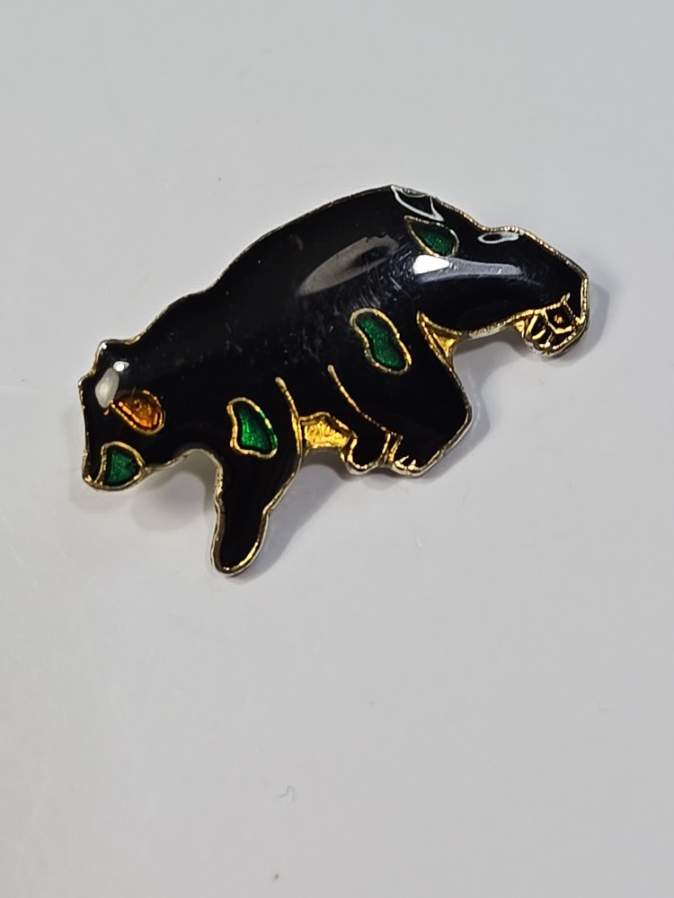 Brown Bear Walking Lapel Pin
