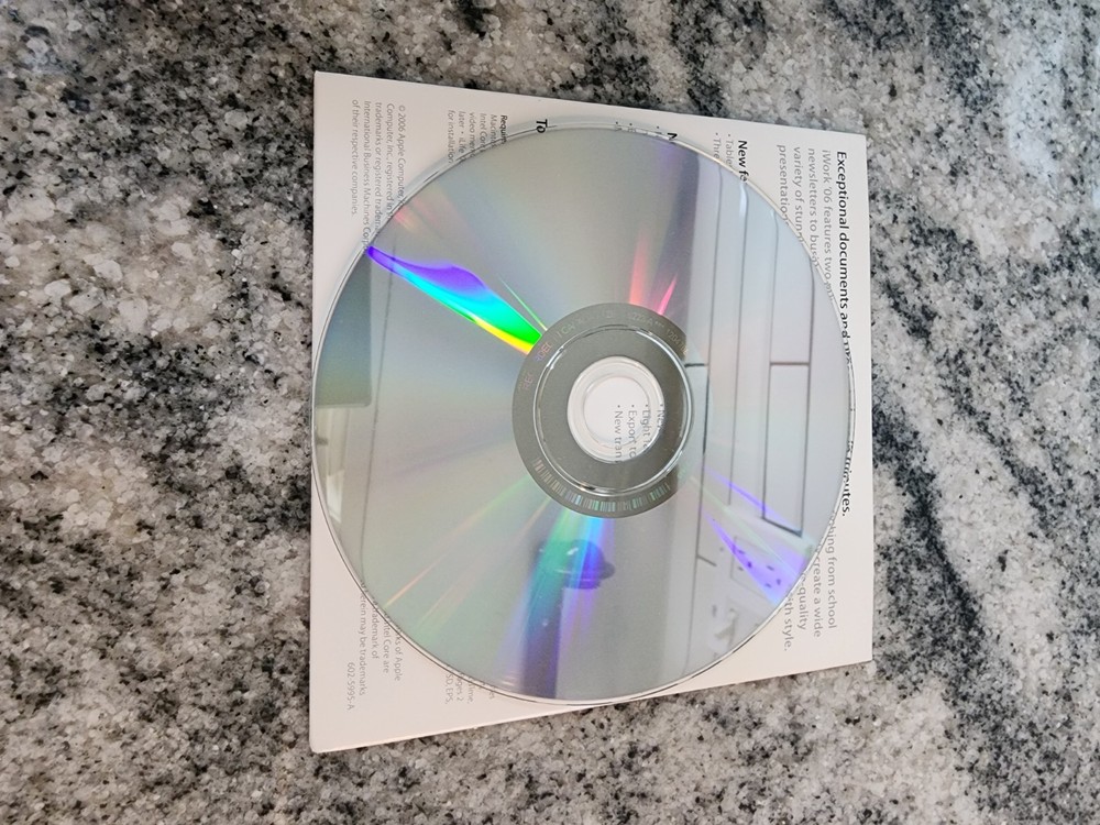 Apple iWork '06 Trial DVD Package 1Z691-5845-A