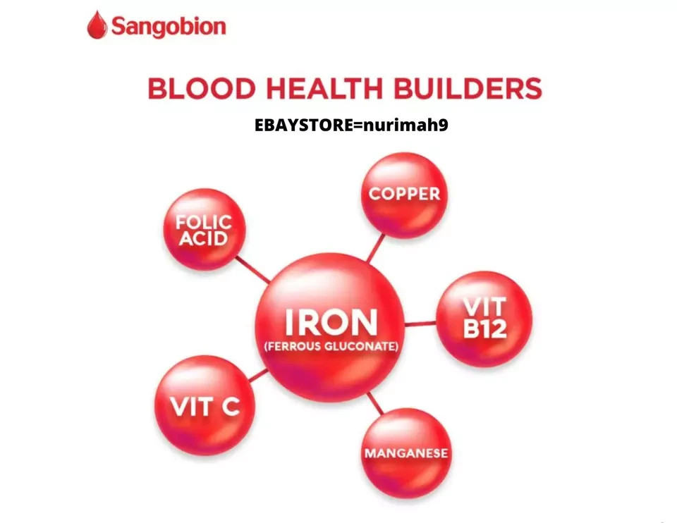 Sangobion Iron Supplement & Help Increase Haemoglobin 100 Capsules